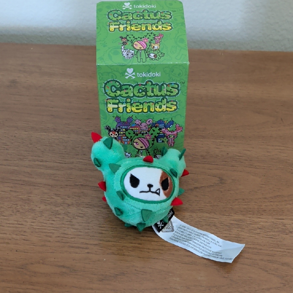 Tokidoki Cactus Friends Plush Keychain Dog Bag Charm